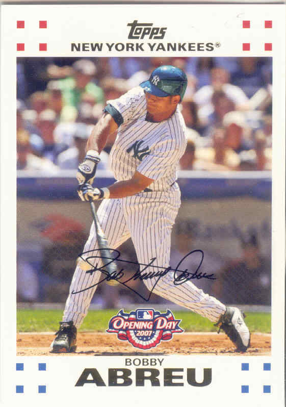 2007 Topps Opening Day Baseball ~ Pick Your Cards