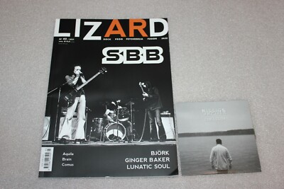 Lizard 40/2021 SBB, Bjork, Lunatic Soul, Brain, Ginger Baker POLISH MAGAZINE CD
