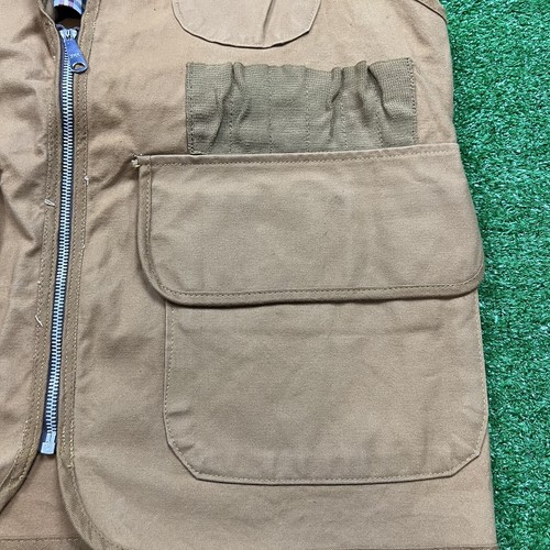 Brush Master Vintage Hunting Game Bag Shooting Vest Pockets Size Large USA - Picture 6 of 12