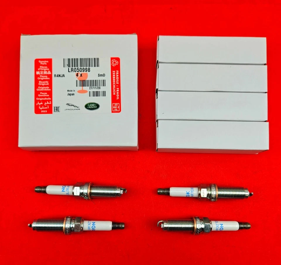 4X Velas de Ignição Land Rover Originais Defender, Discovery, Evoque, Velar - LR050998 - Imagem 3 de 4