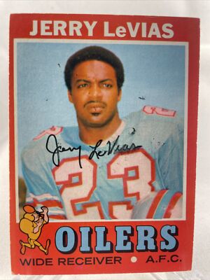 Jerry LeVias -SMU Mustangs- Houston Oilers Autographed Card