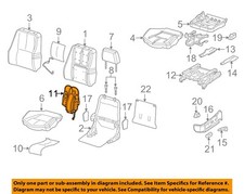 GM OEM 04-05 Grand Prix Driver Seat Components-Lumbar Support 88899987