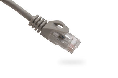 25 Pack CAT5e Ethernet 24AWG UTP RJ45 Stranded Network Patch Cable, Gray - 5ft