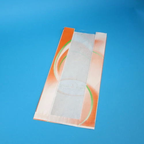 PRO DP 1000 Sichtstreifenbeutel Sichtfenster Bäckerfaltenbeutel Brötchentüten 20+9x36cm