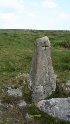 Photo 6x4 Old Boundary Marker  Piles Hill and Ugborough Beacon  c2010