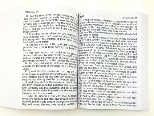 GIANT PRINT BIBLE: King James Version Trade Paperback, Large Print - Picture 12 of 13