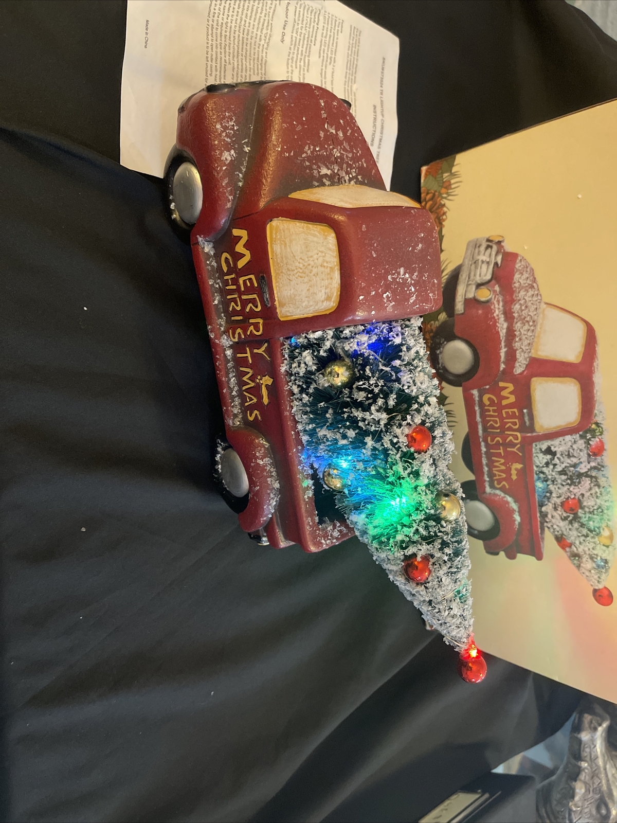 Cracker Barrel Light Up Christmas Tree Delivery Truck eBay