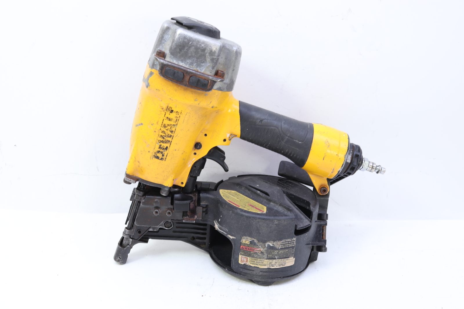 DeWalt DW66C1 Pneumatic 15 Degree Coil Siding Nail Gun eBay