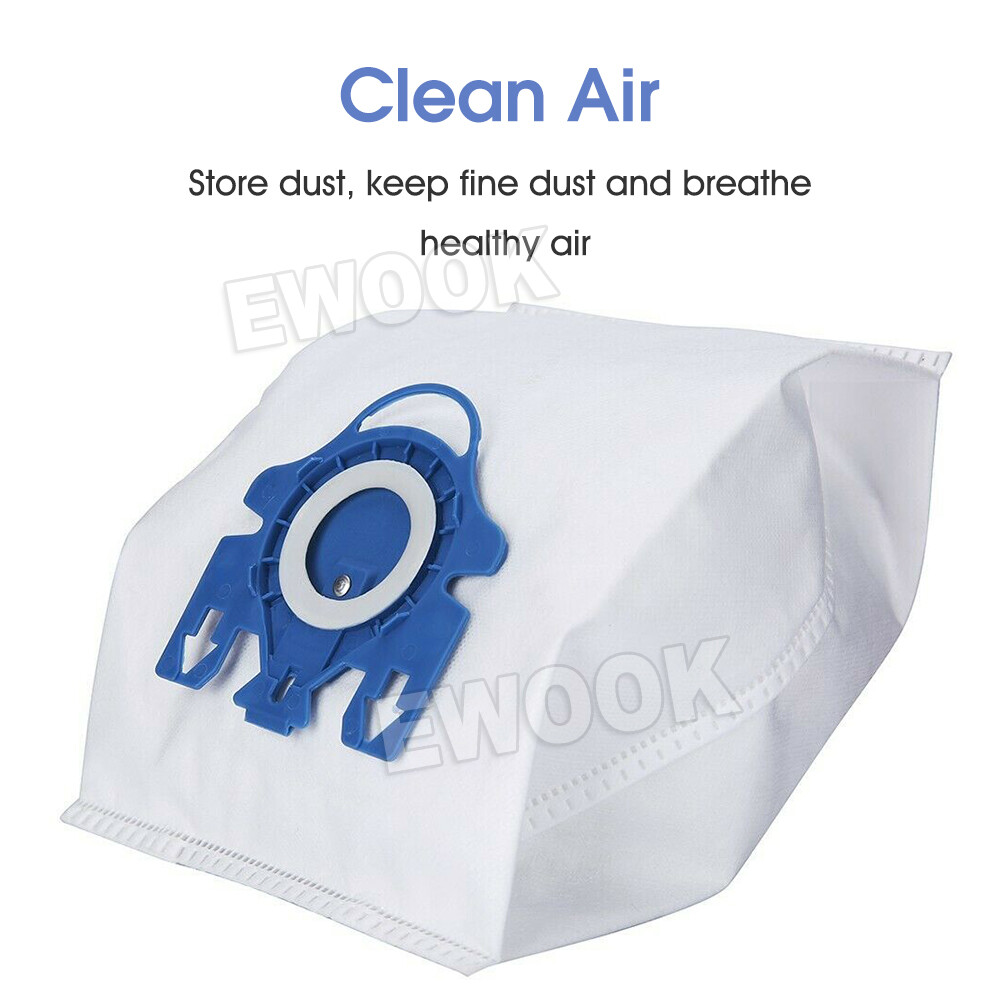 12x Vacuum Cleaner Bags For Miele 3D GN COMPLETE C2 C3 S2 S5 S8 S5211