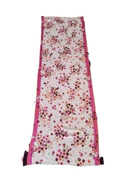 Bufanda Flor Oblonga Kate Spade Bora Flora HALLAZGO RARO. 80"Lx30"W 100% Viscosa  Foto 2 de 4