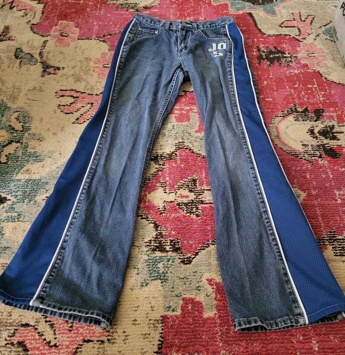 Womens vintage 7/8 Jordache jeans denim blue jean blue mesh Womens vintage 7/8 Jordache jeans denim blue jean blue mesh