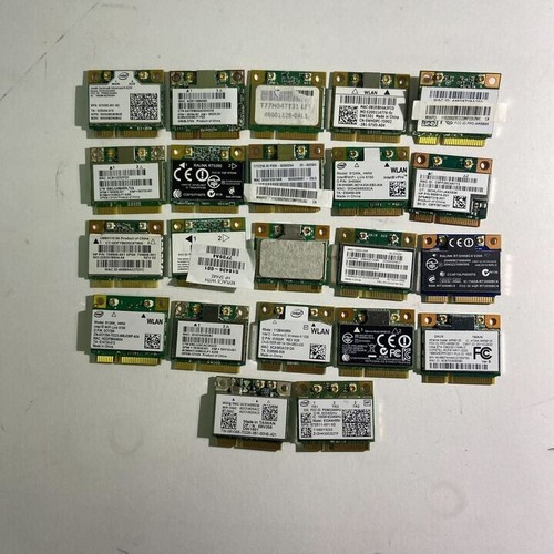 Lot of 22 Mixed Manufactuers/Models Wifi Cards