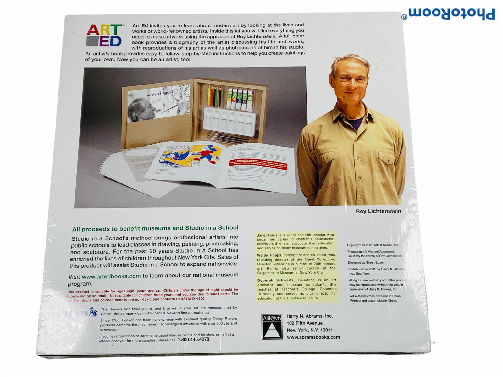 🔥 ART ED BOOKS AND KIT ROY LICHTENSTEIN Art Kit By Boris New