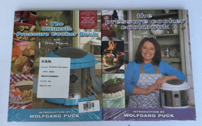 The Pressure Cooker Cookbook & The Ultimate Pressure Cooker Book LOT of 2 SEALED