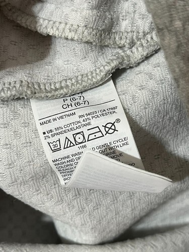 Old Navy Grey Fleece Hoodie Sweatshirt Active Dynamic 4-Way Stretch Kids Size S - Picture 6 of 7