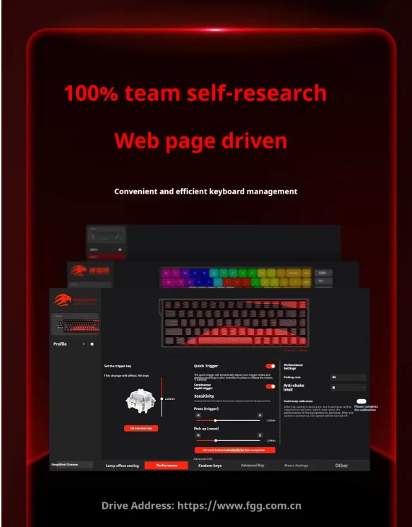 Magnetic Switch Wired Mechanical Gaming Keyboard for Enhanced Computer Performance