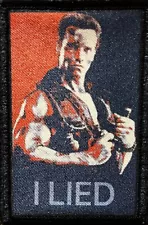 Commando I Lied Morale Patch Tactical ARMY Hook USA