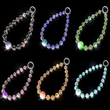 Gorgeous Anti-Drop Beaded Phone Charms Strap for Samsung Galaxy S24 PE,S24 Ultra