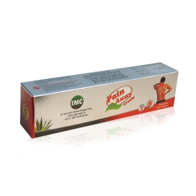 IMC PAIN AWAY CREAM (30 GM X 5)/100% AYURVEDIC/PURE NATURAL AND HERBAL SUPPLEMEN