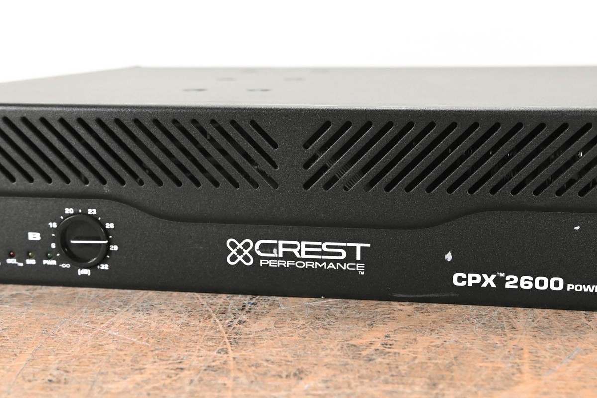 Crest Audio CPX 2600 2-Channel Power Amplifier CG01FSK | eBay Crest Audio CPX 2600 2-Channel Power Amplifier CG01FSK | eBay