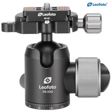 【Leofoto USA】Leofoto XB-32Q Ball Head with NP-35 Quick Release Plate | Arca
