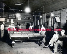 Poolhall~Playing Pool~Billiards~Shooting Pool~Poster~Photo~#20~ 8" x  10"