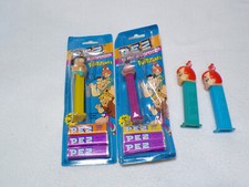 1992 The Flintstones Pez Dispensers, Lot of 4. Fred & Dino Are New in Box