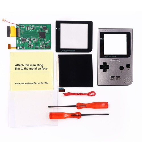 GameBoy Pocket GBP Backlight LCD Retro Pixel Super Large Display HighLight Kits - Picture 20 of 29