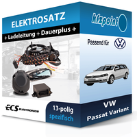 ECS E-Satz 13Polig Fahrzeugspezifisch Passend für VW Passat Variant Incl. Manual