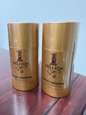 Lot Of  2  X 1 MILLION by PACO RABANNE 2.3 oz / 75 ML Deodorant Stick Sealed