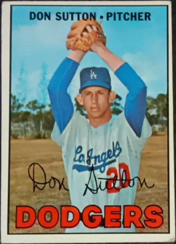 1967 Don Sutton Topps #445-VG