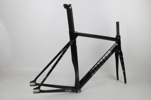 Fixed Gear Bike Frameset 700c Carbon Fork Single Speed Bicycle Frameset - Picture 12 of 27