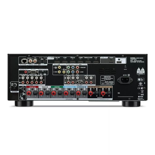 Denon AVR-X3000 A/V Receiver 4k HDMI Internet Phono DTS-Neo:X Spotify Bluetooth - Bild 2 von 2