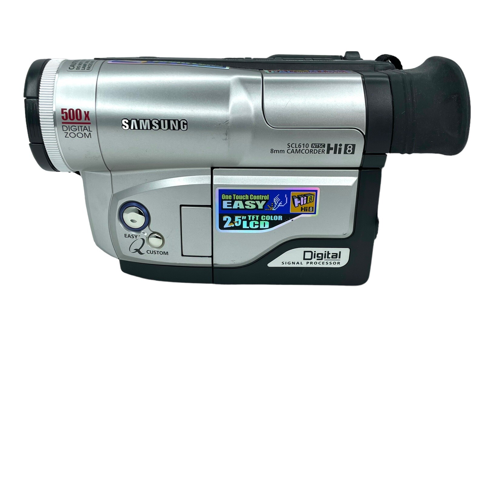 Samsung 8mm Video Camcorder HI8 SCL610 Battery Case Manual Untested