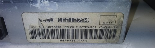 16212794 temperature control module computer 1995 Buick Riviera - Picture 2 of 4