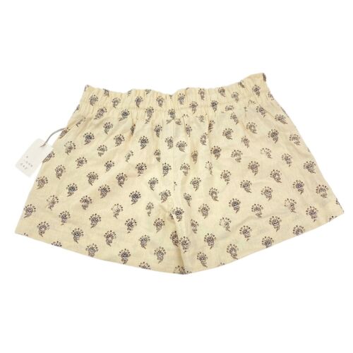 A New Day Damengröße Large hoch aufziehbare Shorts Kordelzug beige Druck NEU - Bild 3 von 6