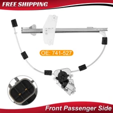 Power Window Regulator For 2002-2006 Jeep Liberty Front Passenger Side w/Motor