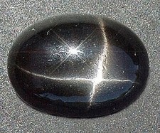 10x8 10mm x 8mm Oval Black Star Diopside Cab Cabochon Gem Stone Gemstone ES1250