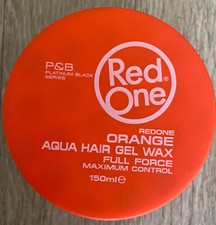 RedOne Orange Aqua Hair Gel Wax Full Force 150 ml 5 fl oz Free Shipping