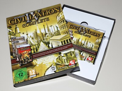 SID MEIERS CIVILIZATION IV - COMPLETE INKL WARLORDS BEYOND SWORD - PC BIG BOX 4