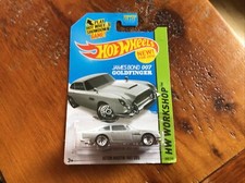 2014 Hot Wheels #200 HW Workshop-James Bond ASTON MARTIN 1963 DB5 Silver Variant