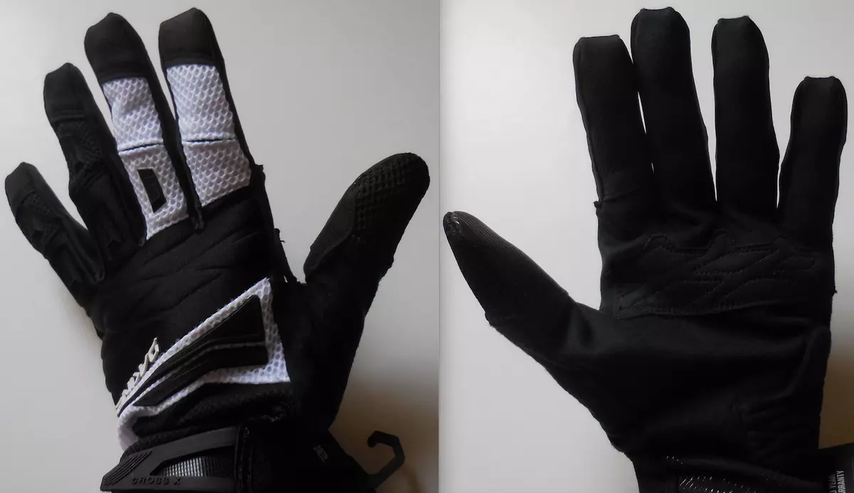 Dakine Mens Cross-x Mountain Bike Gloves Color Black/White Size XL