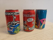 3 alte 1979 COCA COLA COKE Deutschland Mit INHALT 1989 Etc. OTTIFANTEN SCORPIONS