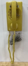 Bell System Western Electric Green Rotary Dial Wall Telephone USA