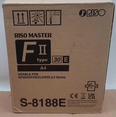 Riso S-8188E Master F type 30 A4 SF 5030 5050 5130 5200 5230 5250 EZ 200 300 RZ