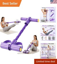 Upgraded Pedal Resistance Band with Handle, Soft Durable Fashion Puller Exerc...