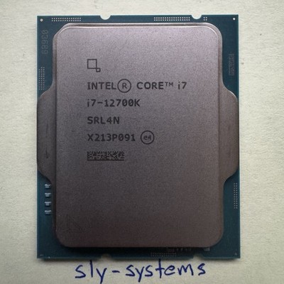 Intel 12th Gen Core i7-12700K SRL4N 3.6GHz (Turbo 5.0GHz) 12 Intel 12th Gen Core i7-12700K SRL4N 3.6GHz (Turbo 5.0GHz) 12