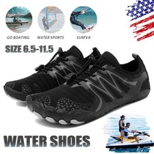 Quick-Dry Barefoot Beach Shoes Seaside Upstream Aqua Water Shoes Slip on Loafers