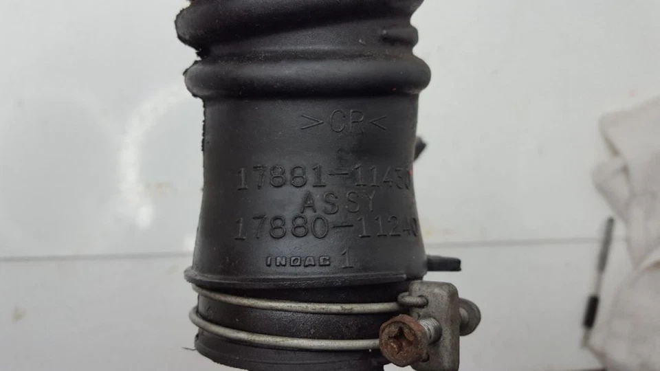 Tubo de mangueira tubo de ar 1995 1996 Toyota Paseo Tercel - Imagem 2 de 4