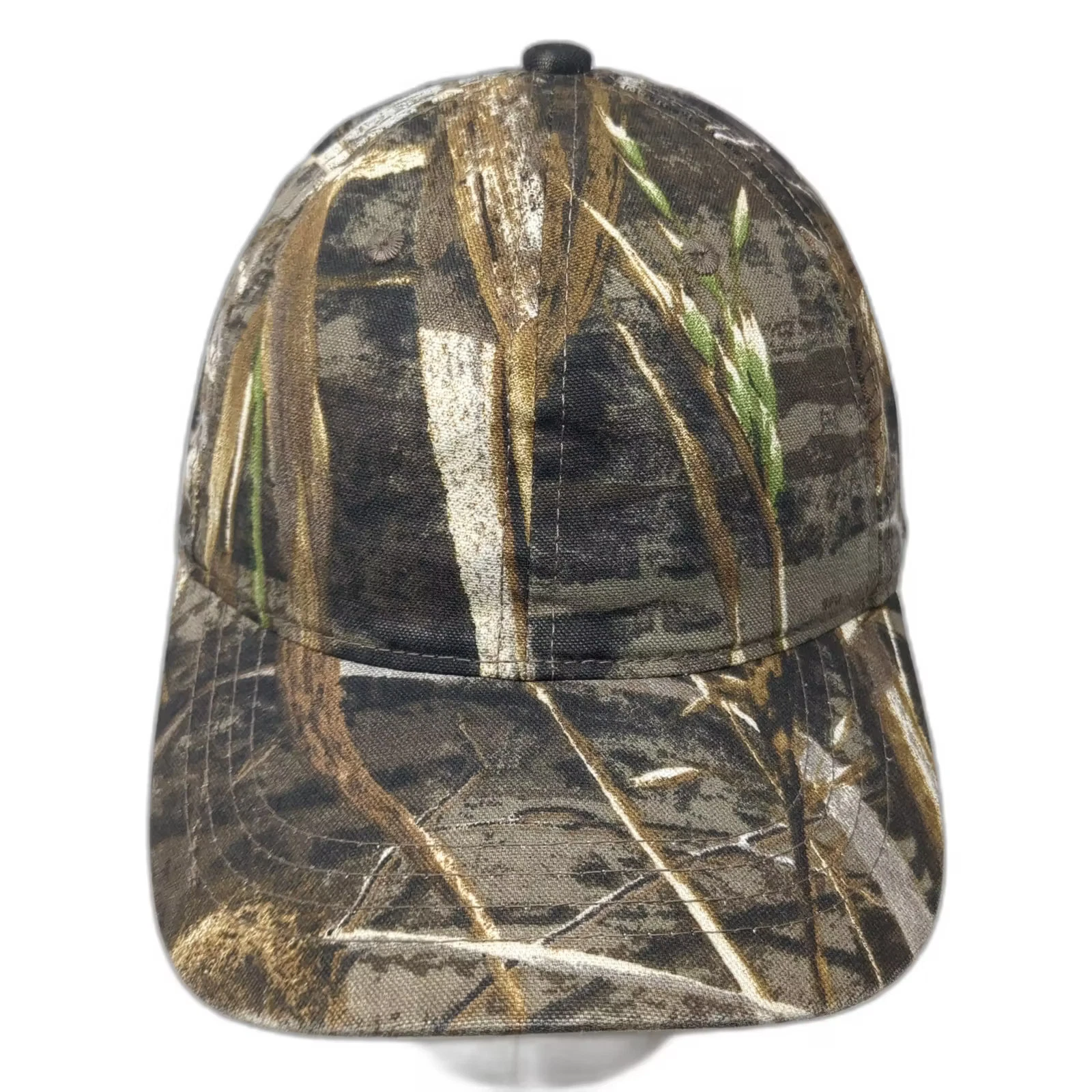 Outdoor Cap Baseball Cap Brown Green OS Slideback Adjustable Realtree Camo Hat